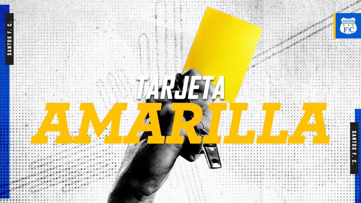 SantosFC_PE's tweet photo. 93'+ 🟨TARJETA AMARILLA PARA SANTOS FC
🤷‍♂️Jack Cirilo
Por infracción
🔵⚪¡Arriba Santos!🔵⚪ https://t.co/rbDGLek5d8