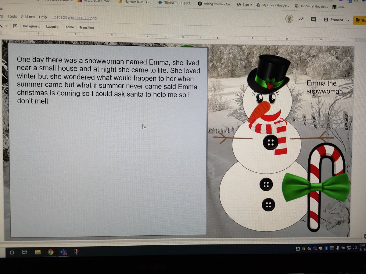 cherylEcrouse's tweet photo. We had such a fun last week before the break! Check these amazing grade 3 writers! Happy holidays everyone! https://t.co/RHtvhP2aHa