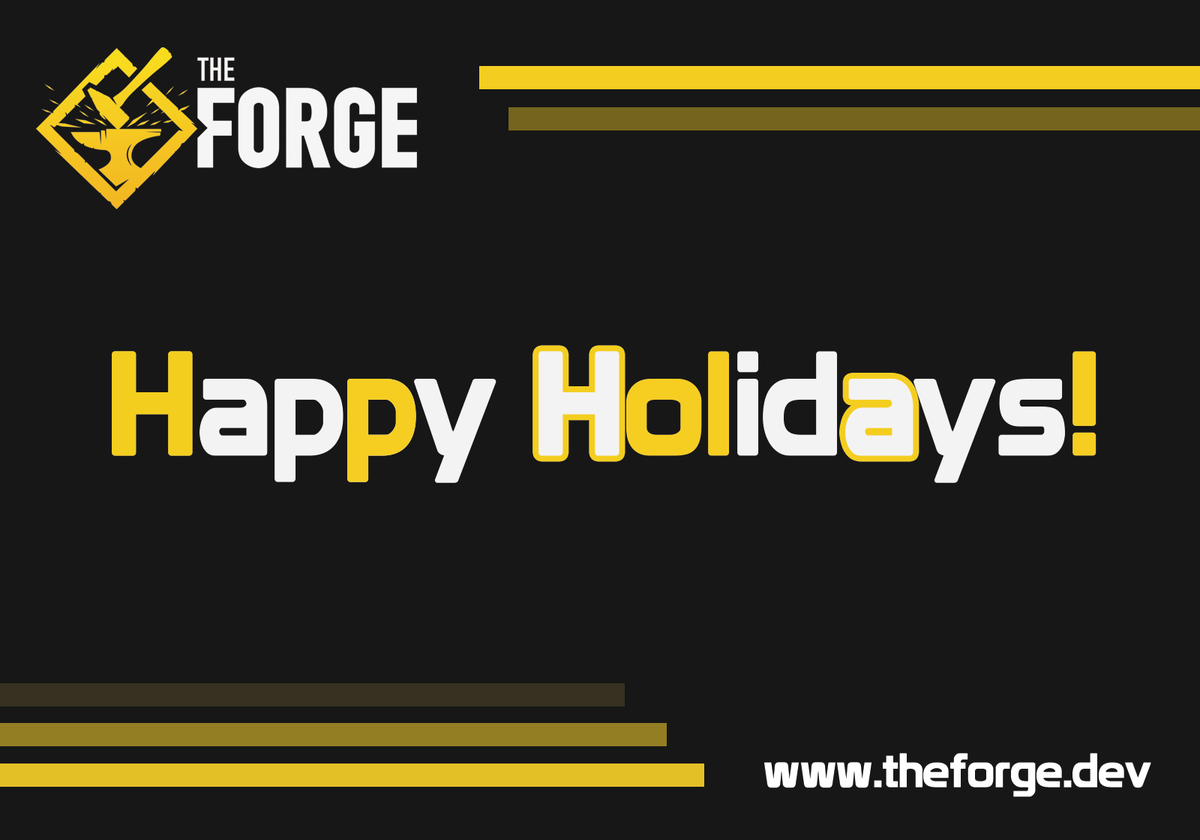 TheForge_FX's tweet photo. Release 1.47 - OpenGL ES 2.0 Android support | Device Reset Support | DRED / Breadcrumb support | Lua driven functional tests | DX11 refactor | YUV support through Vulkan

https://t.co/uHNbsaoxo9

Happy Holidays and a Happy New Year from The Forge Interactive Team! https://t.co/d8fBXEHzjI