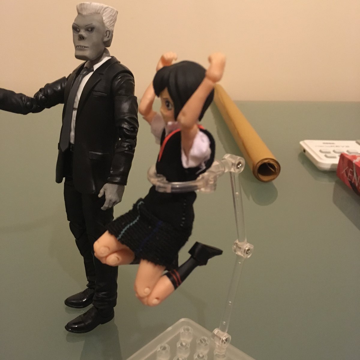 lazynobo13's tweet photo. Custom ペニー・パーカー or Peni Parker figure.
#SpiderVerse #spiderman https://t.co/nhfhx2MO1p