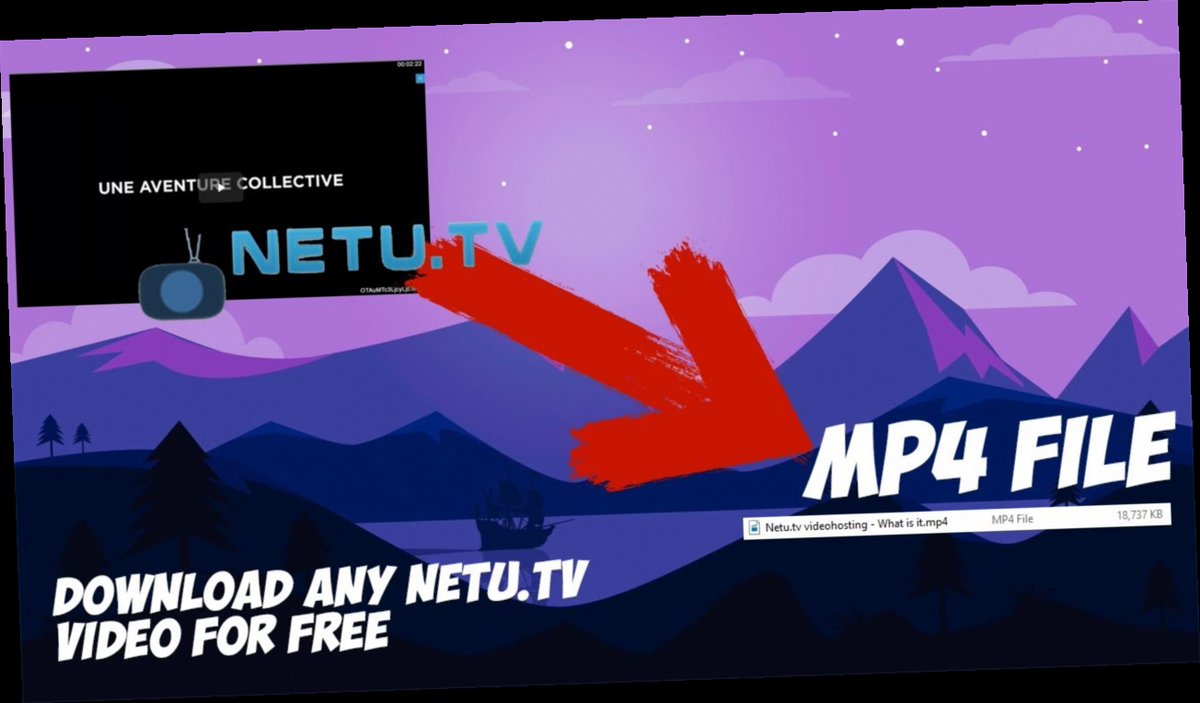 freeware app to download videos from netu.tv for free / Twitter