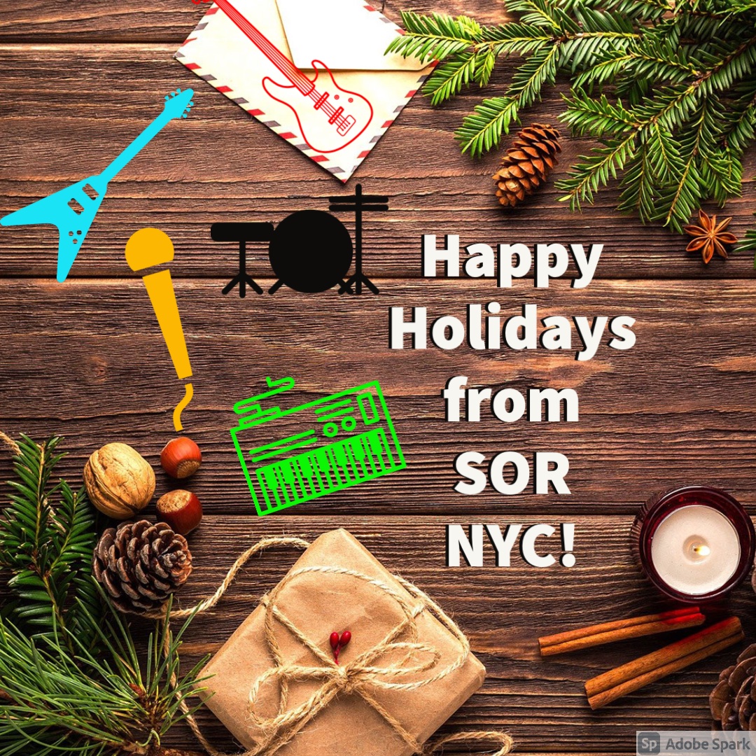 SORNYC's tweet photo. School of Rock NYC wishes you and your a very happy holidays! 
#musiceducation #nycmusic #nyckids #nycparents  #uppereastside #nycmoms #nycmom #uesmoms #ueskids #schoolofrock #guitar #bass #drums #keyboard #singer #rockandroll #kidsrock #sor #schoolofrocknewyorkcity #sornyc https://t.co/RuJ2HI7phP