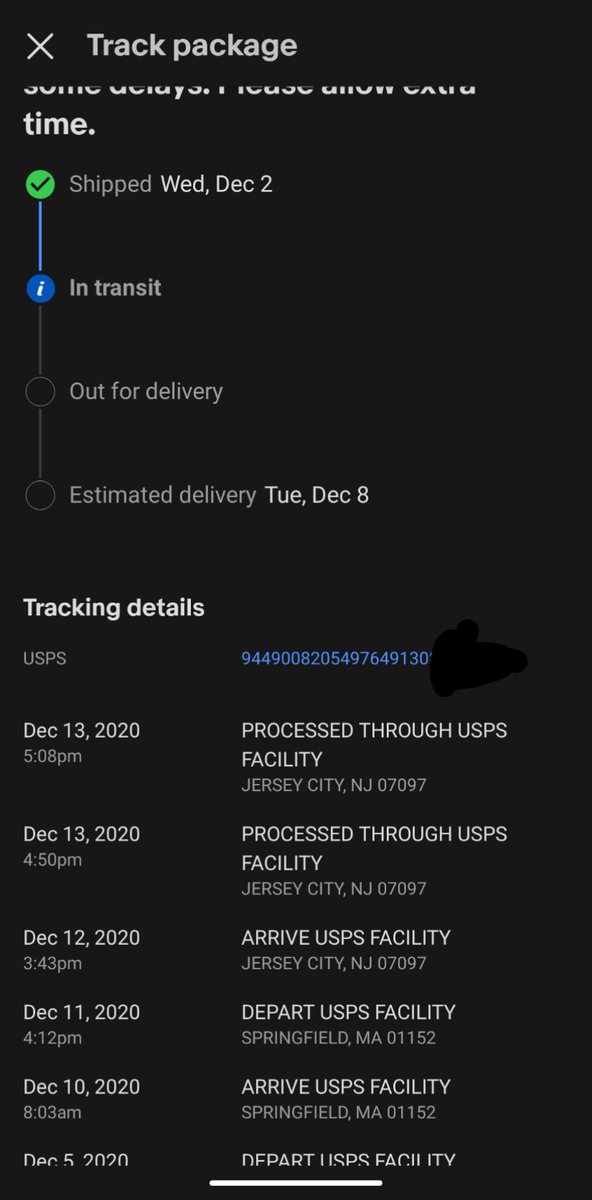 fucknyapanis's tweet photo. Seriously #usps my package was supposed to be here 10 days ago and not moving from NJ since the 13th something very ridiculous because is just a 25 mins drive from my location.
#USPSdelays #uspshelp https://t.co/CGKBuaHrmK