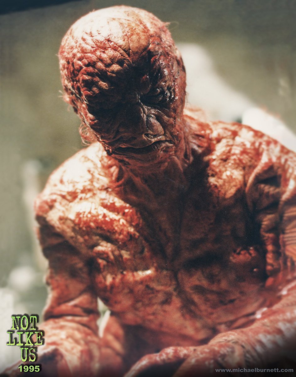Happy flashback Friday!

From 1995, the “NOT LIKE US” female alien creature we created for the Roger Corman film. 
My makeup FX team included Lynne Burnett, @gregpoluwtanovich @docmonsterfx 

#spfx #spfxmakeupartist #spfxmakeup #rogercorman #creaturesuit #makeupfx #alienfx #mbpfx