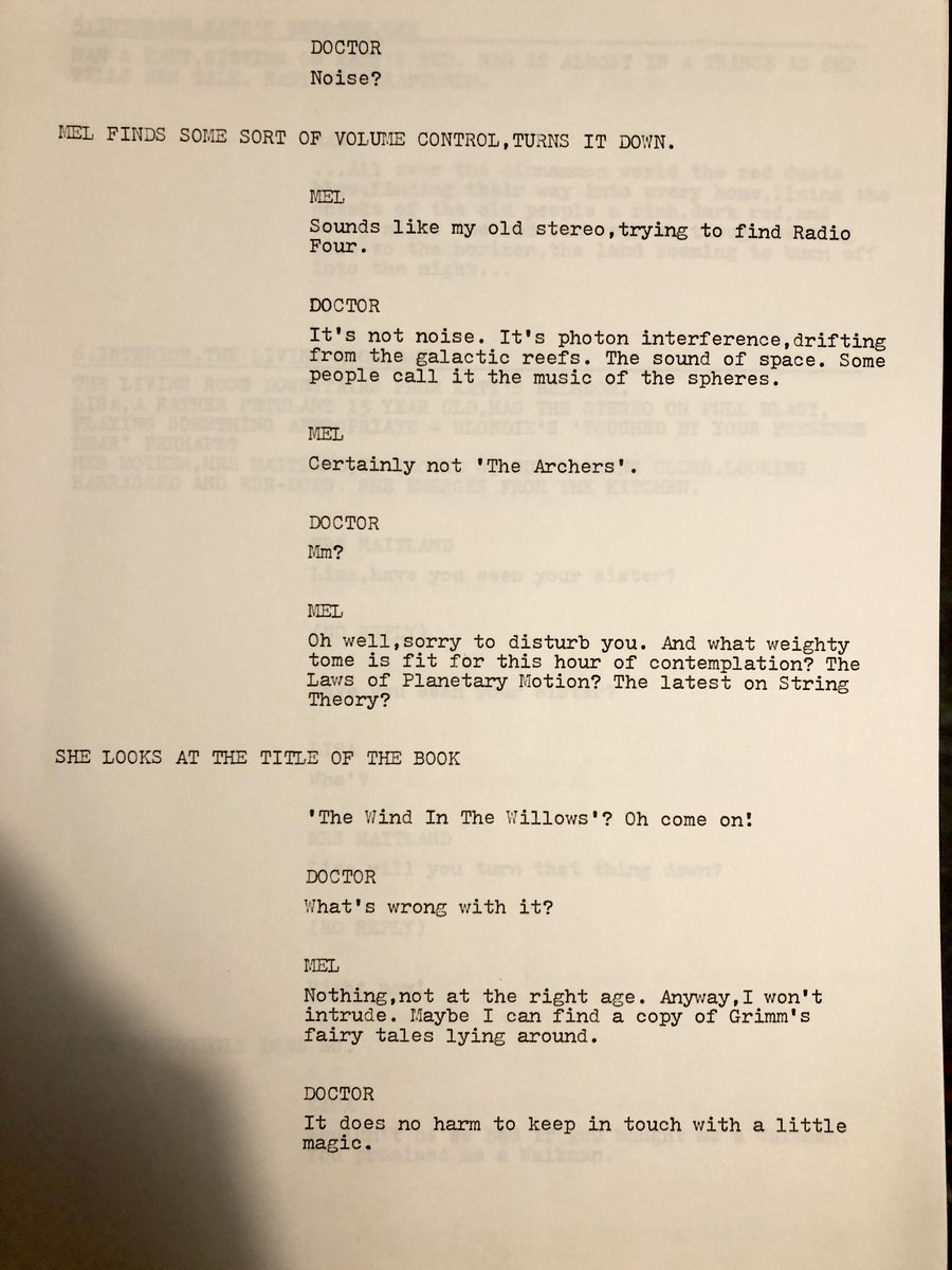 OKAY, it’s not the Doctor Who rarity you wanted. It’s not a missing episode, it’s a never-episode.  But it’s the first script by the man who went on to relaunch the show in 2005, that’s not too bad! #SantasARobot