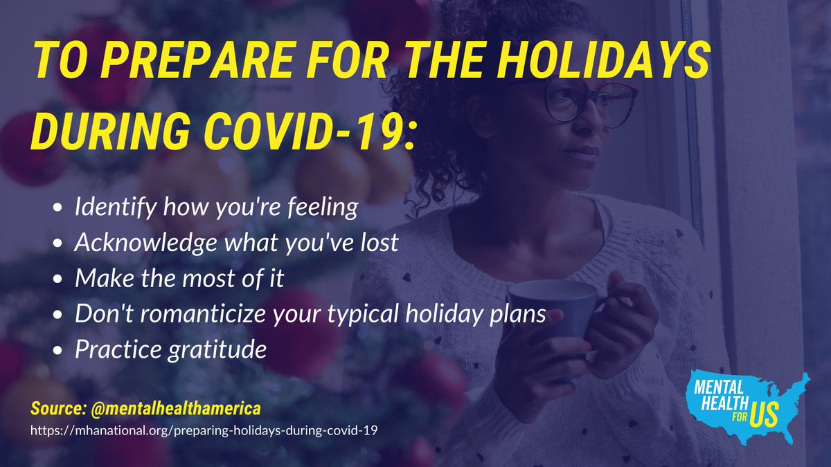 Mental Health For US (@mhforus) on Twitter photo In preparation for what could be a difficult holiday season for many, check out <a href="/MentalHealthAm/">Mental Health America</a>ās advice for preparing yourself for the weeks ahead. Save this as a resource and share with others who may need it as well. #MentalHealthForUS ow.ly/YRSw50CPxyM In preparation for what could be a difficult holiday season for many, check out <a href="/MentalHealthAm/">Mental Health America</a>ās advice for preparing yourself for the weeks ahead. Save this as a resource and share with others who may need it as well. #MentalHealthForUS ow.ly/YRSw50CPxyM