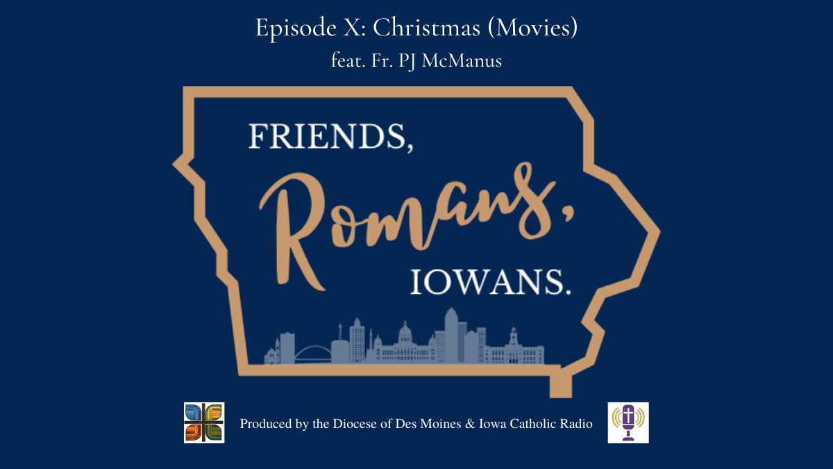 FRIPodDM's tweet photo. Season finale #FRIpodFRIday! COVID forced a few weeks off, and after today's episode we will promptly...take a few weeks off. But at least today you get the tenth and final episode of what we're calling Season 1: a chat w Fr. PJ about all things Christmas (but mostly movies) https://t.co/hzx2mfWzTE