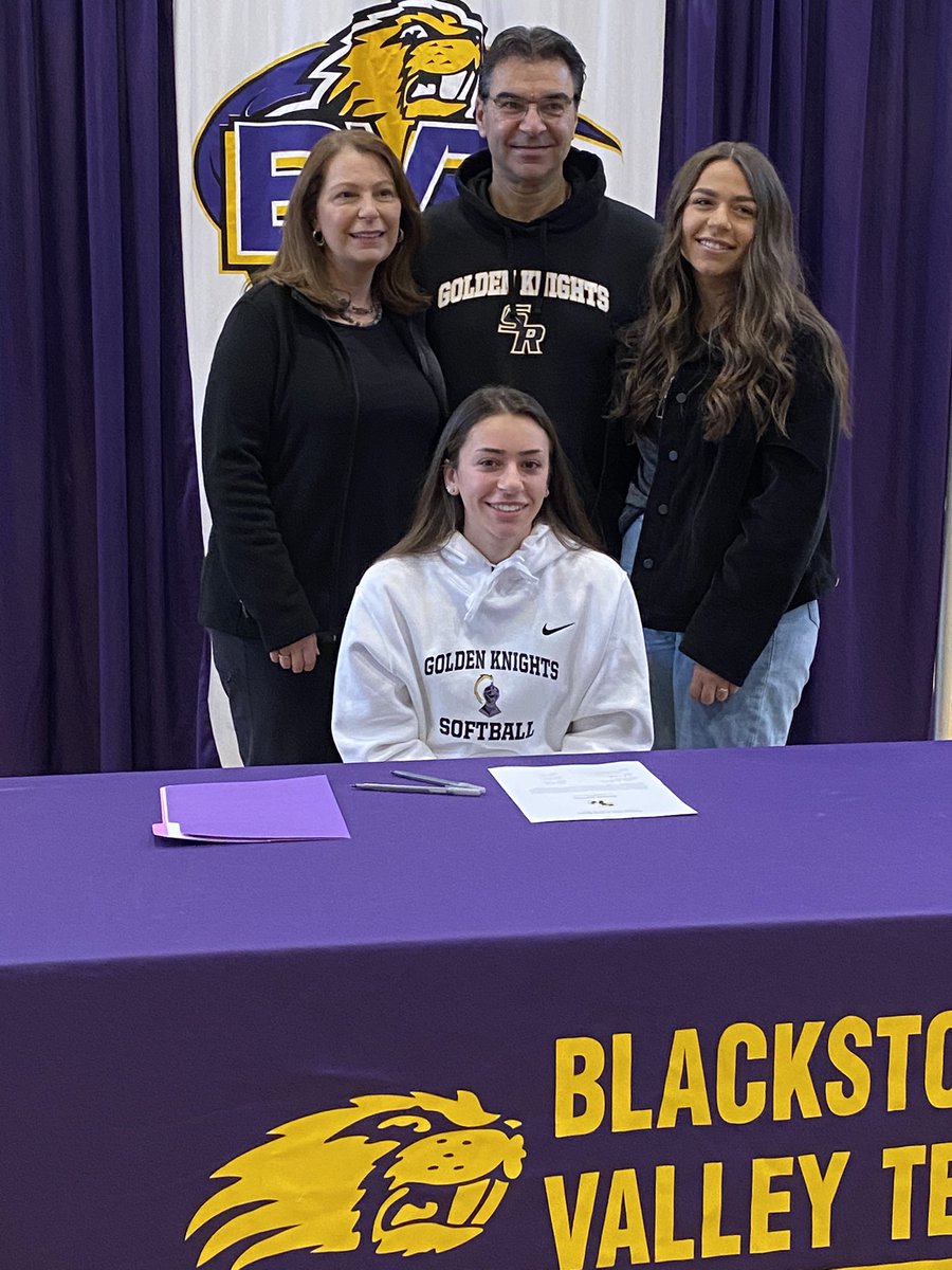 Congrats to Abby! Signing today her NCAA Letter of Intent to attend The College of Saint Rose to play Softball!! @SaintRoseSball