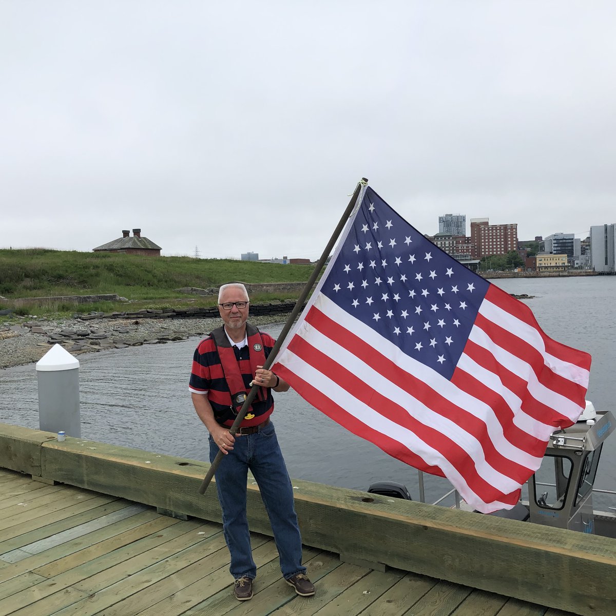Todd’s trip to Georges Island with Nik (who is affectionately known as “boat Nik”) to capture the flag. “While the War of 1812 was long over, seems there was still work to do.”  #yearinreview  #developnovascotia