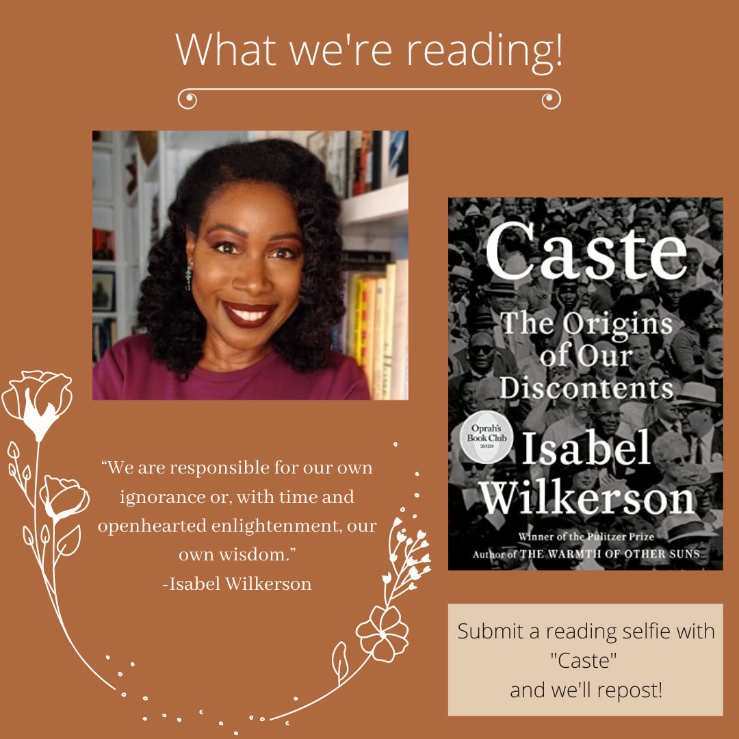 MUWAthena's tweet photo. Get a head start on January's book club pick! 

We are currently reading "Caste: The Origins of Our Discontent" by Isabel Wilkerson.

Copies are also available at Columbus' new local bookstore @friendlycitybks https://t.co/8b1obhR8pi