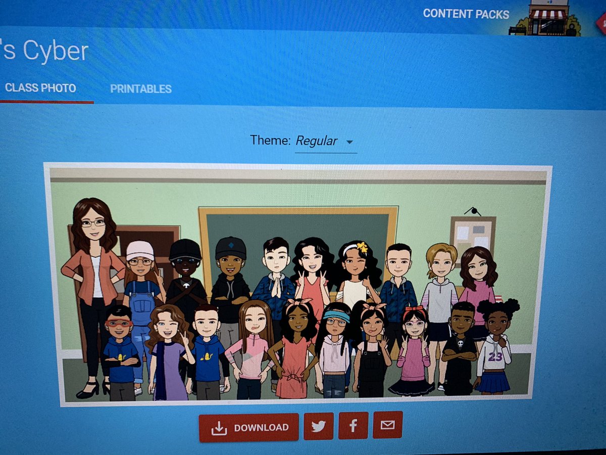 Thank you @PixtonEDU for allowing our class to have a “picture” together even when we aren’t physically in the same room. My students loved using this and they are going to love the print out of their class photo for this year! #wyproud