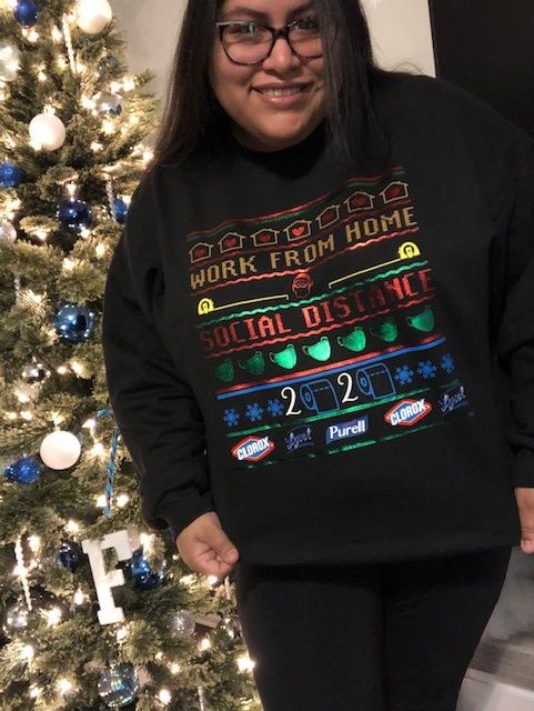 FirstmarkCU's tweet photo. It's not the holidays without an ugly sweater contest! Our teams working from home and in the office donned their ugliest, cutest and most creative sweaters. Weโd love to see your ugly sweater! ๐๐
#FirstmarkFUN #FirstmarkCU #UglySweater #WFH #OfficeFun #StaySafe https://t.co/peW26qlMWd