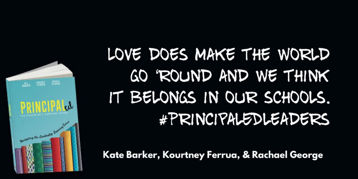 Love, love big enough to not let them fail. <a href="/burgessdave/">Dave Burgess</a> @DrRachaelGeorge <a href="/Kate_S_Barker/">Kate Barker</a> <a href="/TaraMartinEDU/">Tara M Martin</a>
#PrincipalEDleaders #DBcincbooks #LeadLAP #tlap
amazon.com/dp/1951600460/