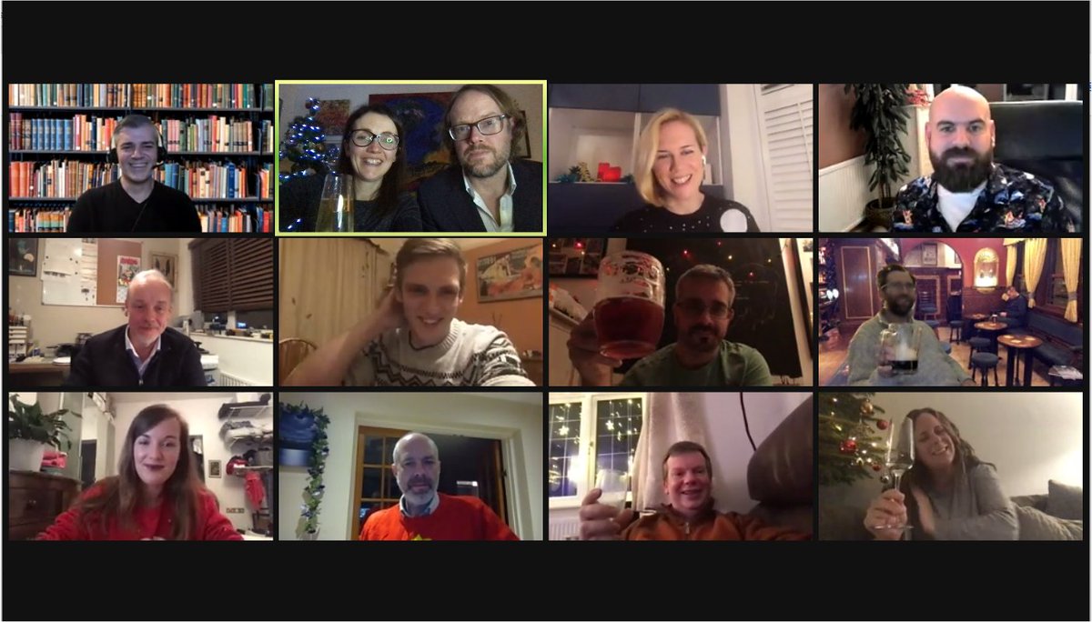 BroadswordGroup's tweet image. What a team! Our Zoom Christmas Party rocked as did Rob's Christmas shirt. We're still puzzling over how the virtual magician pulled off some of those tricks. #OfficeParty #ZoomMagic #Bubbles&amp;amp;Giggles #MerryChristmas