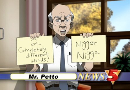 But now I'm thinking this nigga is hearing me say niggEr not nigggA the whole time, which got me in this mess in the first place.