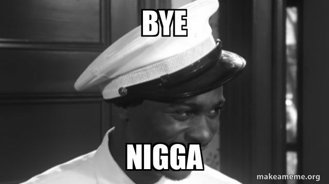 Jeff screams out "YOU'RE BLACK" "You betrayed our trust, I almost invited you to meet my family and introduce you to my sister" I could tell this nigga was hurt so all I could say was...