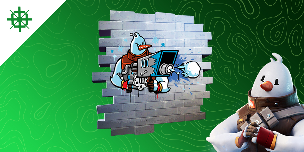 FortniteFR's tweet image. Pour la récompense d'aujourd'hui, le spray Assaillant des Neiges, danser près de différents sapins de Noël !