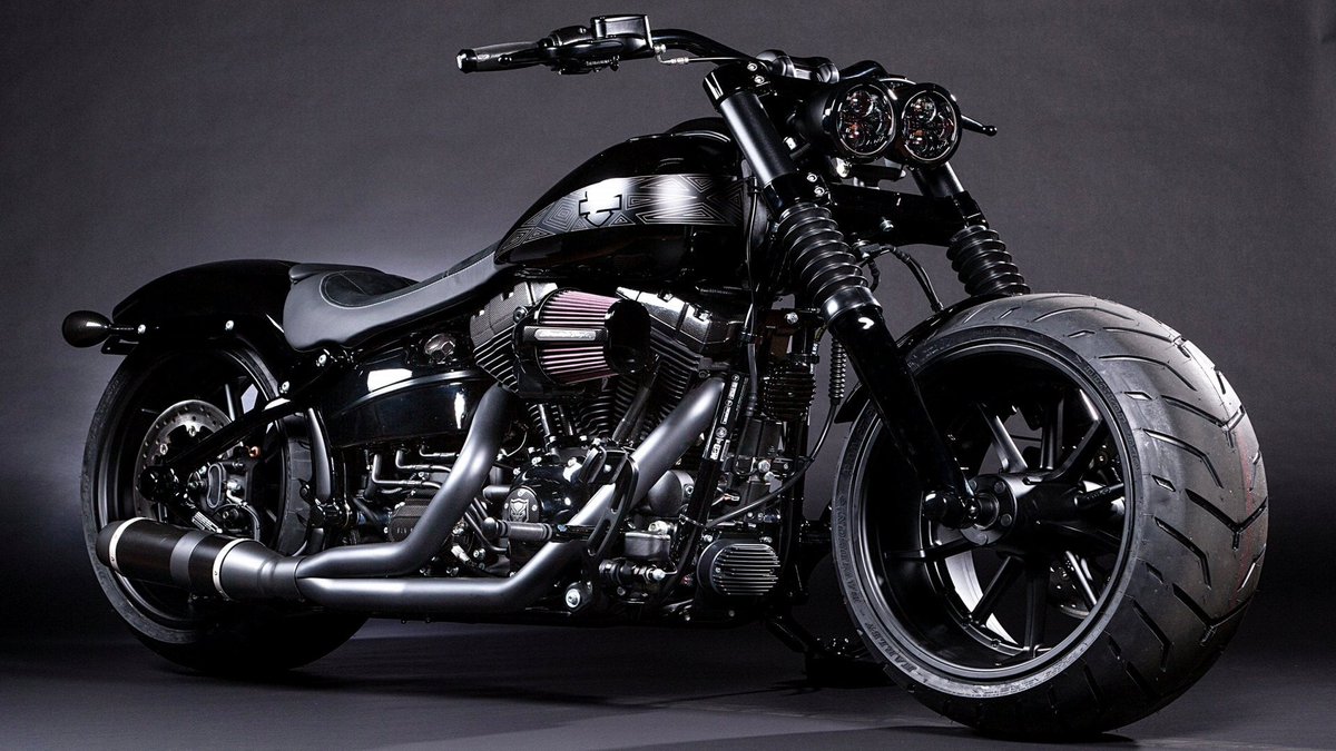 HarleyDavidson -BlackPanther BreakOutSoftail-】ハーレーにも色々な