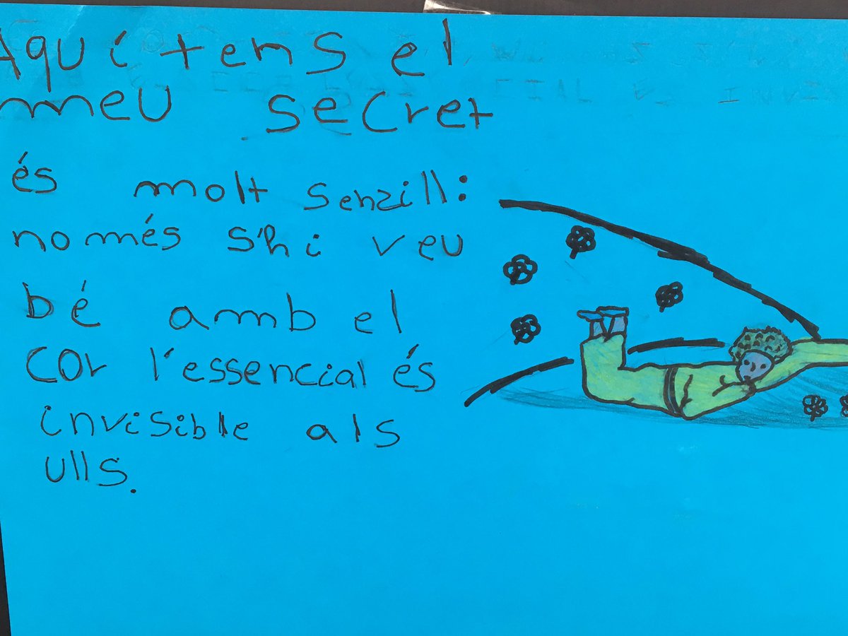 LlenguesA's tweet photo. Aquest 1r trimestre, l’alumnat de 1r d’ESO d’@aimerigues, ha gaudit amb la lectura del Petit Príncep! https://t.co/zKERK0e5VH