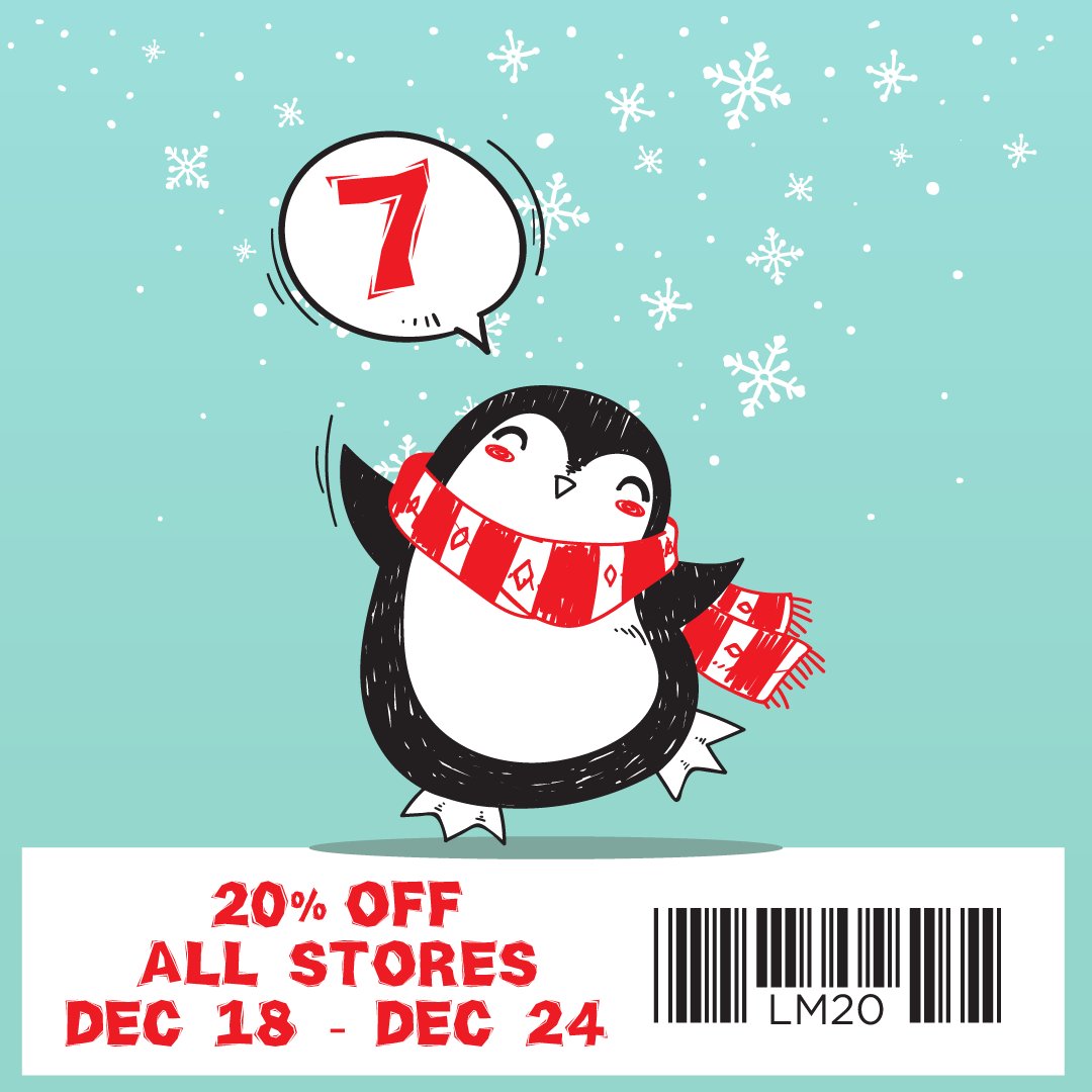 DFWH - 7 Shopping Days 'til Christmas • 20% Entire Store. Going on Now thru Christmas Eve - mailchi.mp/discountfashio…