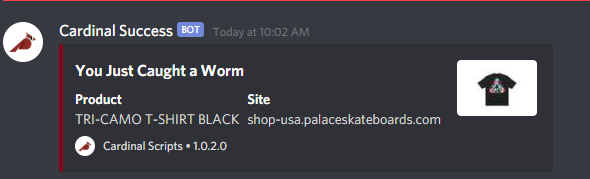 AlertsSuccess's tweet photo. Success by Bvrto#0001 in @CookAlerts https://t.co/gMDFBwPZ4H