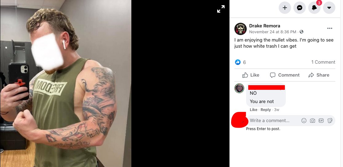 10/ And *definitely* don't post a bunch of dumbass muscle pics that give a really good look at the tattoos you also have displayed in the profile pic for your star-spangled crime-gang.