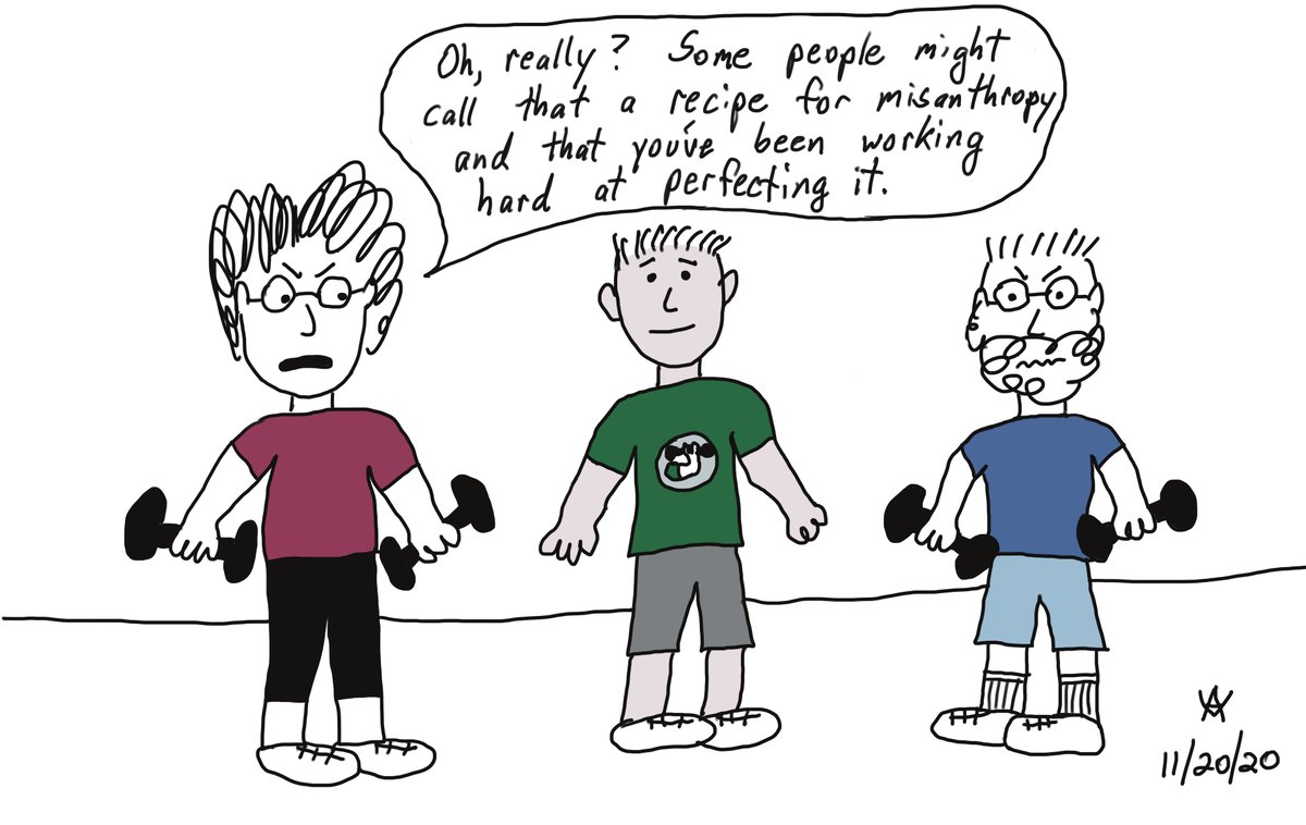 MrCurmudgeon3's tweet photo. Mr. Curmudgeon: Injuries
by Anthony Vaver

#comics #cartoon #comicstrip #lol #mattgroening #sarcasm #humor #cartoons #criticism #misanthropy #midstrong https://t.co/yTlRWHIbV7