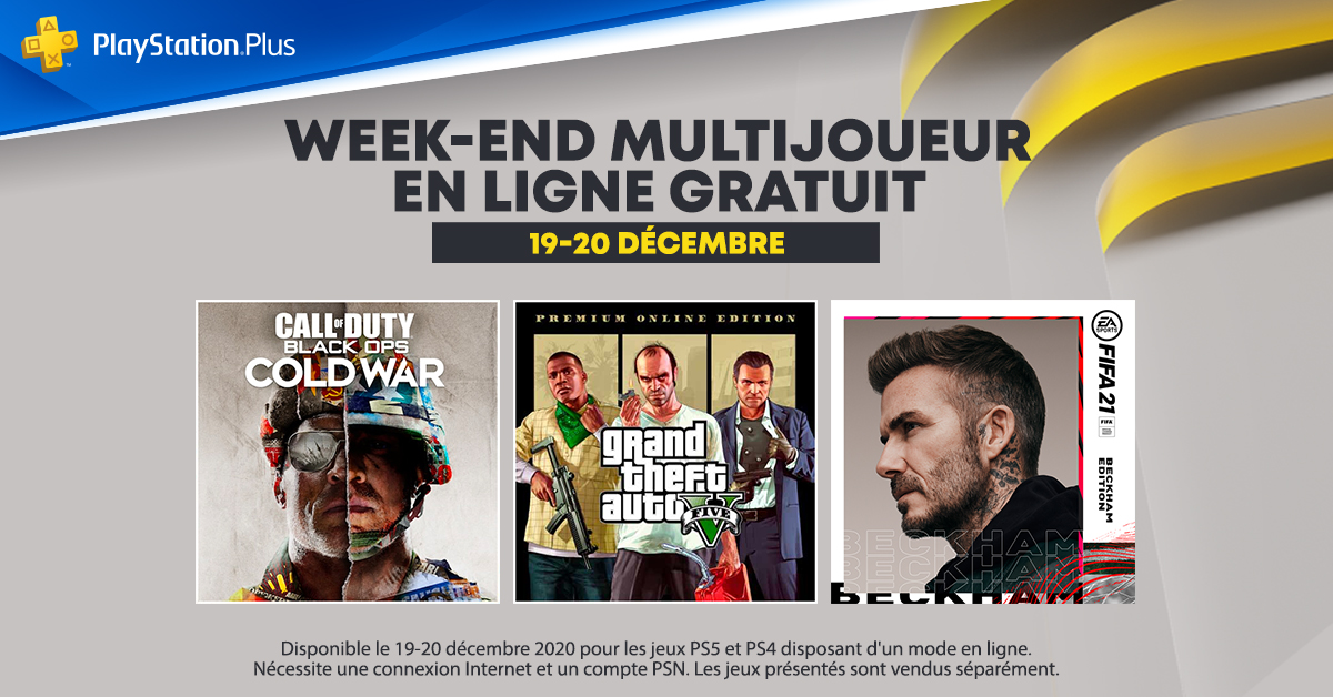 PlayStation France on Twitter: "A minuit et jusqu'au dimanche 20 décembre  23h59, le jeu multijoueur en ligne sera gratuit sur PS4 et #PS5 ! Pas  besoin d'abonnement PlayStation Plus pour jouer avec