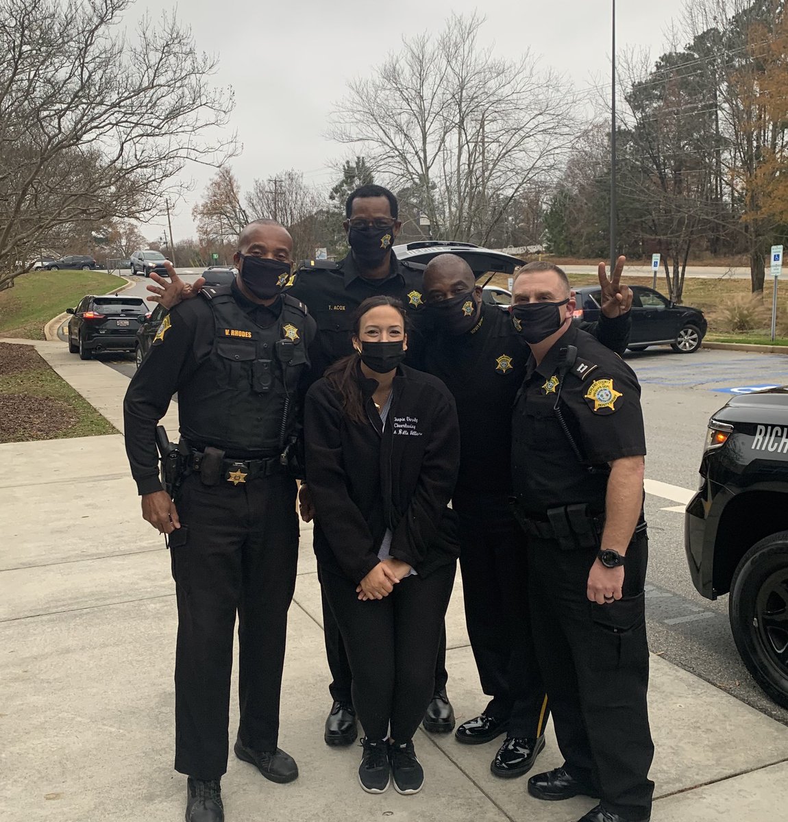 Spreading Holiday joy this season! The Richland County Sheriff’s Department <a href="/RCSD/">Richland County Sheriff's Dept.</a> picked up hundreds of new toys yesterday from CHS club members! We are grateful for selfless students and our police officers this holiday season! #weaRechapin #pridein5