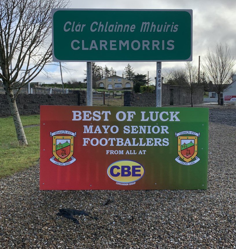 CBE_EPoS's tweet image. The best of luck to @MayoGAA in the All-Ireland #Final tomorrow, from everyone @CBE_EPoS 

#TheGreenAndRed #Mayo4Sam