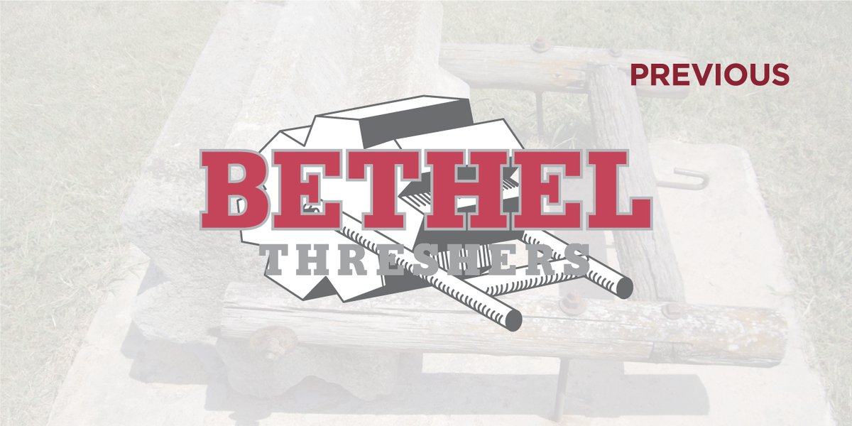 Over the summer Bethel College Threshers of KS & the NAIA revised their logos. They added new 'BC' & 2D threshing stone logos with wheat stalks. Only school with the Threshers nickname -since 1960.  #WeAreThreshers