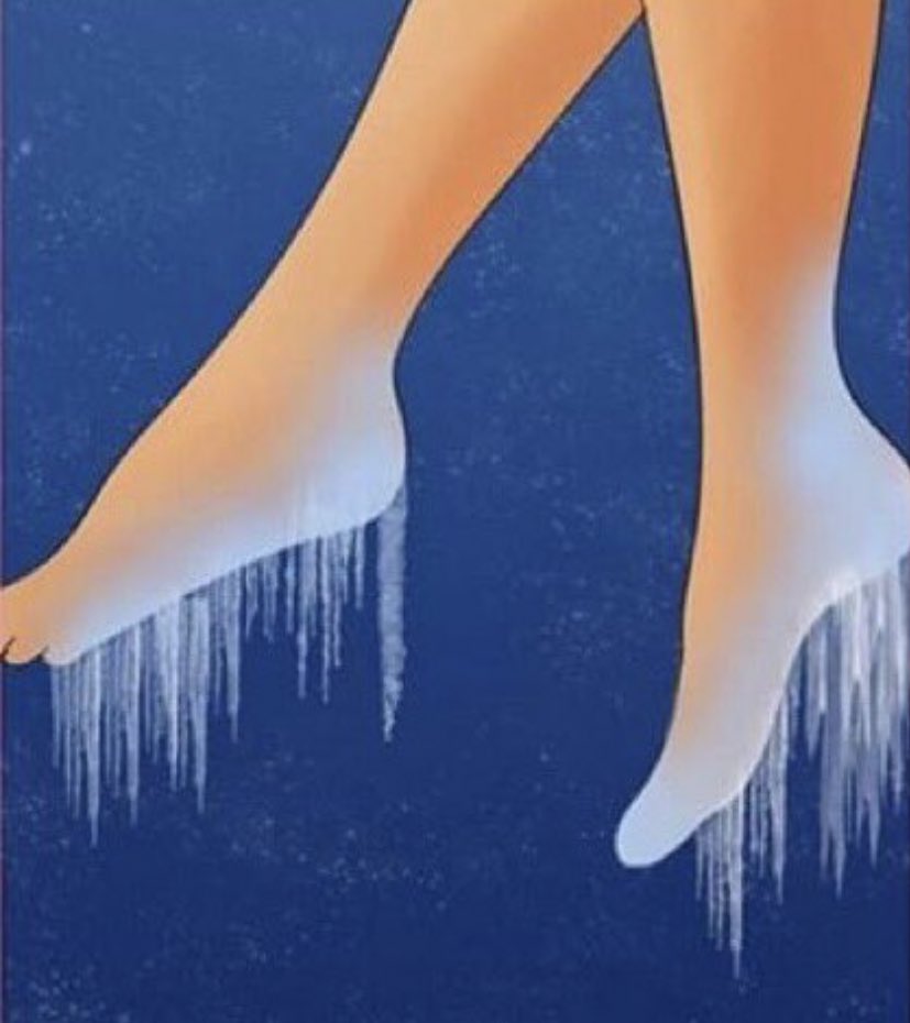 atksufi's tweet image. My hands and feet all the time