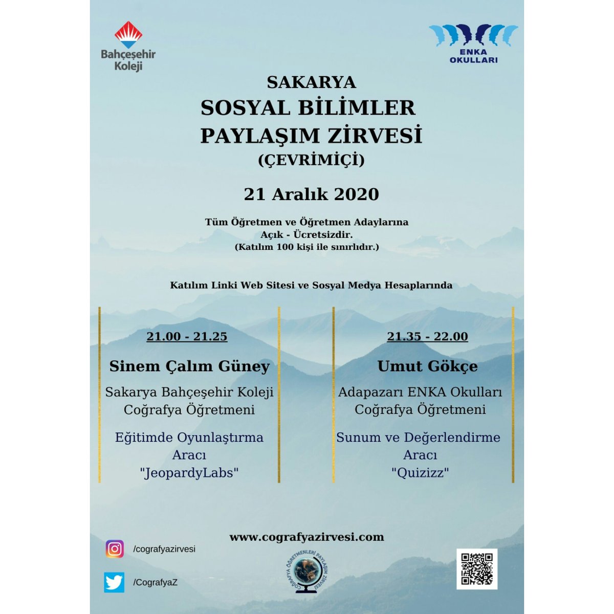 CografyaZ's tweet photo. Sosyal Bilimler Paylaşım Zirvesi

21 Aralık 2020
Saat: 21.00

Katılım Linki: https://t.co/r95DVyAHcQ https://t.co/xhPNY3zn7I