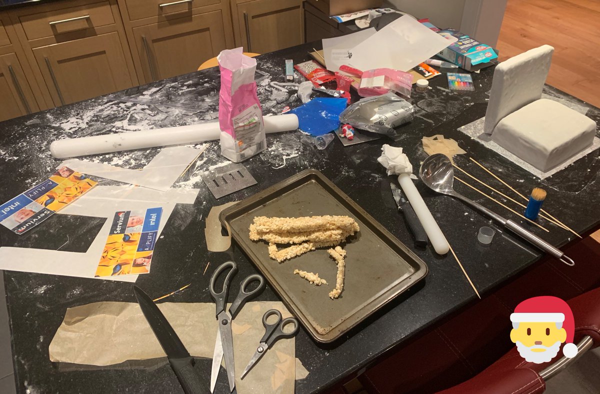 PVPBarlow's tweet photo. HP UKI End of Year Celebration....the cake is coming.....absolute mess!! #whathaveistarted @Servium_Ltd #intelroar #hpxmas20 @StuDean77 https://t.co/jcBkqwhH1t