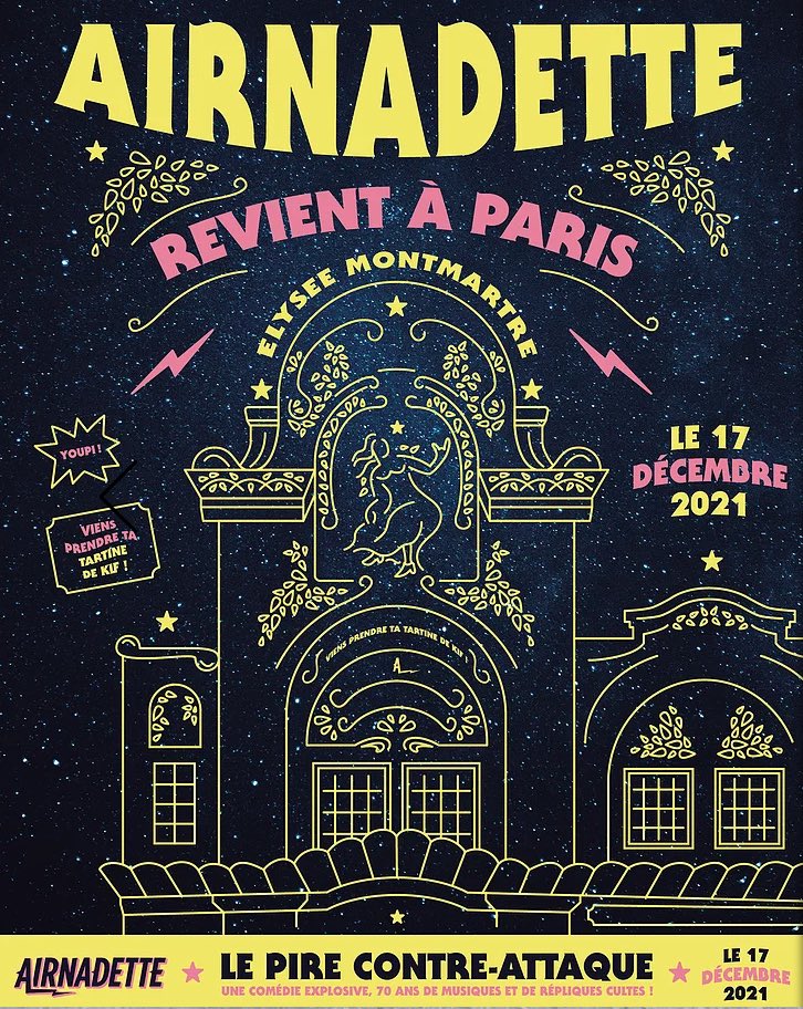 La bamboche contre-attaque ! Dans un an nous serons enfin de retour sur scène à Paris à l‘Élysée Montmartre
🔥17 décembre 2021🔥
Le Pire Contre-Attaque
On compte sur vous 😘
