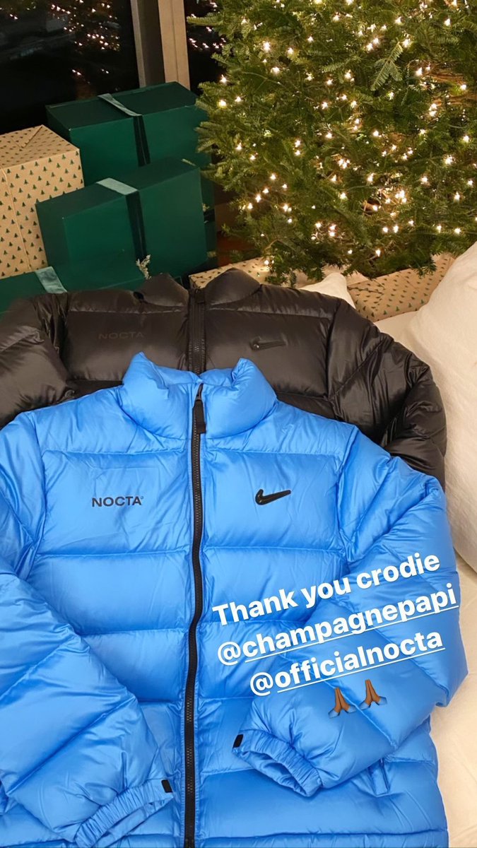 nike blue puffer jacket