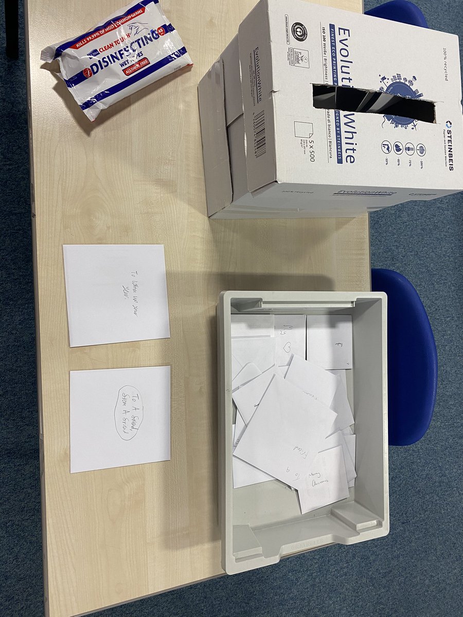 MrMacEachernPE's tweet photo. What a cracking day at our last S1 drop-in for 2020! The team were not only writing Christmas cards for local care homes and people in the community, but also gave feedback on how we can make the drop-in an even better place to be! #dreamteam #youngminds @SHS_MHA https://t.co/erMZvRoTHc