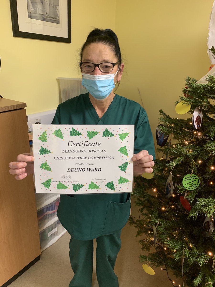 trehubb's tweet photo. And the winner is ... Bueno Ward and the runners up OT Dept and MIU @ LLGH. Congratulations to the teams and thank you for all that you do ⁦@BetsiCadwaladr⁩ ⁦@jonesynant⁩ ⁦@drlizzieb⁩ ⁦@NicholaHughes6⁩ ⁦@SharonComrie1⁩ ⁦@WendyTe71888944⁩ 🎄🎄🏴󠁧󠁢󠁷󠁬󠁳󠁿 https://t.co/yoc5zr2HL8