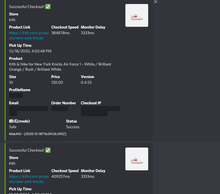 Success from KEN posted in MEKNotify 2.0