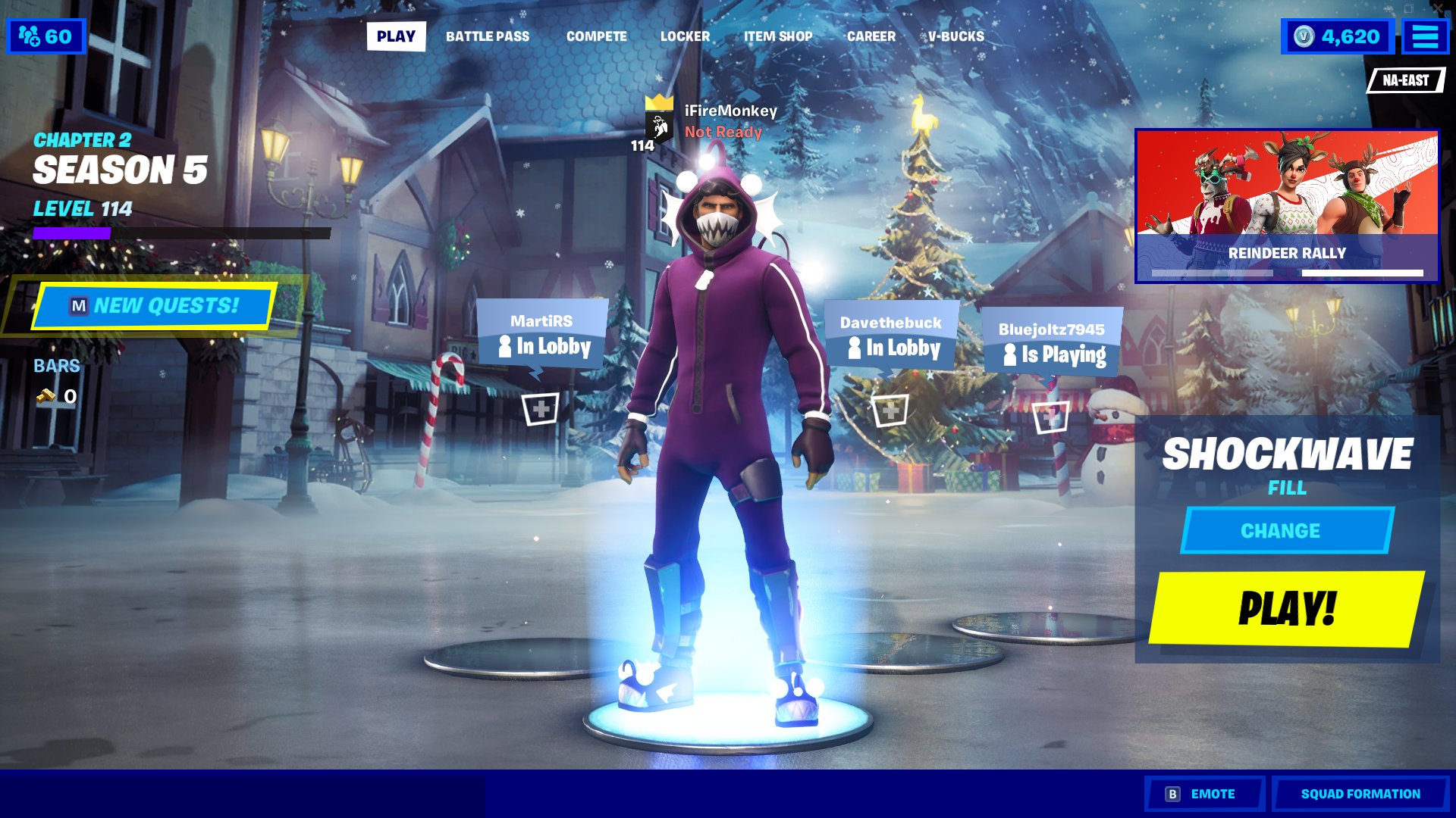 Lobby Fortnite 8 сезона