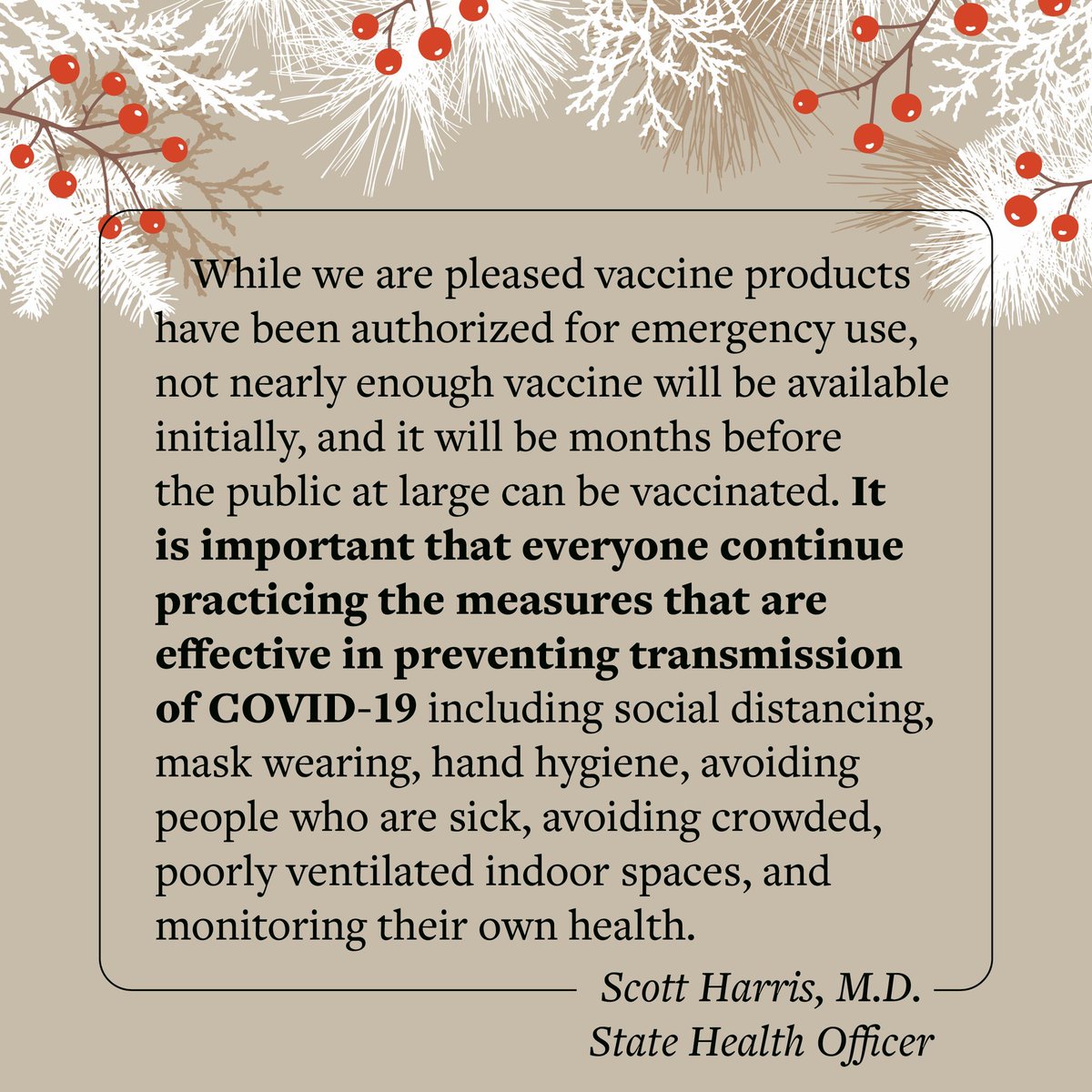 SteveAlexMobile's tweet photo. Message from Alabama State Health Officer on vaccine availability https://t.co/PXV91WBxW6