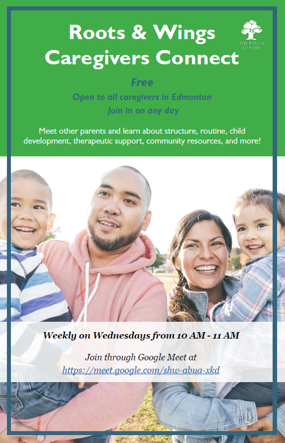 Wallbomb21's tweet photo. Do you know someone who is looking for connection? Our Roots &amp; Wings team @tfcnalberta is hosting an online weekly caregiver connection group! Check out the poster for more details.  #yeg #connection https://t.co/j4rbzkU146