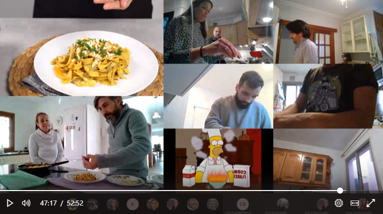 intelequia's tweet photo. 22 fuegos de cocina encendidos, todos reunidos por primera vez en este año. Gracias @malcazargarcia por una experiencia única #lacocinanosune #yaquedamenos #IntelequiaTeam #MSEmpresas @lidlespana https://t.co/xJQvyvNgYj
