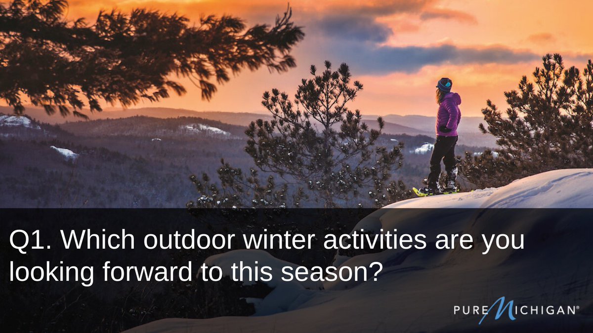 With the official arrival of winter just a few days away, we’re getting excited for winter fun! What’s on your #PureMichigan winter #bucketlist this year? #PureMichiganChat