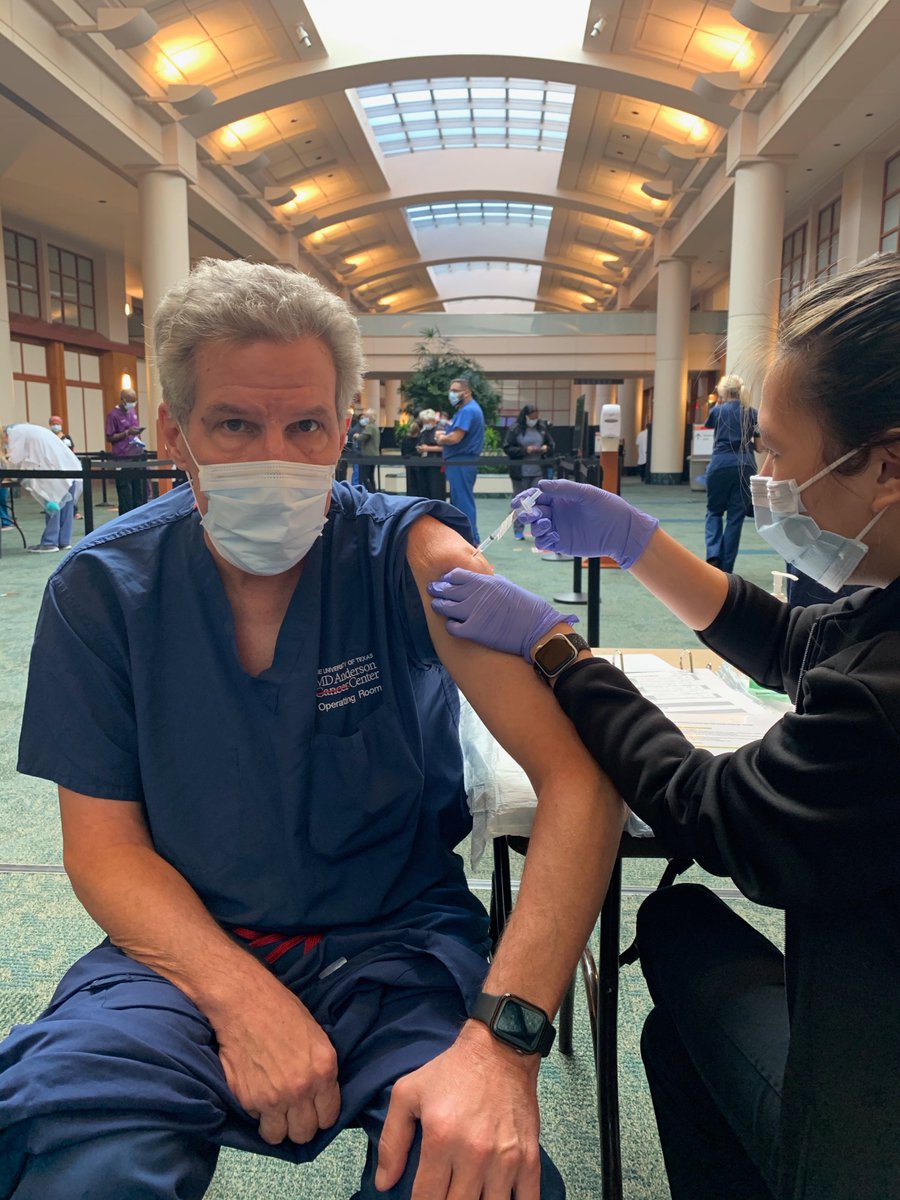 Kidney Cancer (@kidneycancer) on Twitter photo What an auspicious moment of hope! Our Board Chairman <a href="/cgwoodMD/">Christopher G. Wood</a> <a href="/MDAndersonNews/">MD Anderson Cancer Center</a> got the #COVID19 vaccine today. Grateful to all our healthcare professionals for their steadfast care. 2021 is looking brighter for us all! #CovidVaccine #UnstoppableTogether What an auspicious moment of hope! Our Board Chairman <a href="/cgwoodMD/">Christopher G. Wood</a> <a href="/MDAndersonNews/">MD Anderson Cancer Center</a> got the #COVID19 vaccine today. Grateful to all our healthcare professionals for their steadfast care. 2021 is looking brighter for us all! #CovidVaccine #UnstoppableTogether