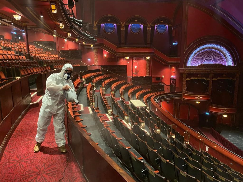 mayflower's tweet image. Our team have a frequent schedule of enhanced cleaning in the auditorium for customer safety. #SeeItSafely
Find out about all the special measures we have in place at mayflower.org.uk/your-visit/faq…