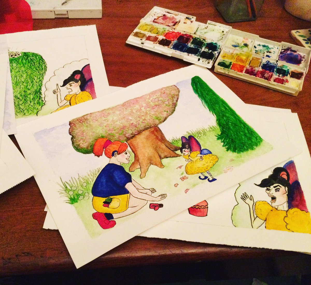 MWBoyleWriter's tweet image. Busy illustrating this week 😁🧚‍♀️ Theres a very grumpy fairy on the loose! Coming soon! #Illustrator #writer #ChildrensBooks