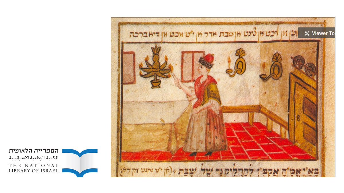  #Sabbath lamps are depicted in  #Jewish domestic settings in documents & drawings, like these 18th century examples & earlier on an  #Italian bridal chest from the 15th century - associated with the women who lit them.  #SocAntiquaries 9/