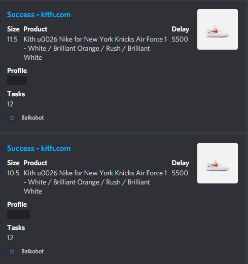 Success from niceone posted in MEKNotify 2.0
