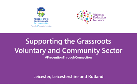 By building the capacity, skills and knowledge of the voluntary and community sector, we inevitably strengthen the system.

Our Community Leadership Programme is empowering community leaders to be the change they want to see. 

<a href="/LeicsPCC/">Leicestershire OPCC</a>